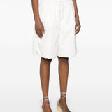 Shorts plato in bianco dries van noten - donna 