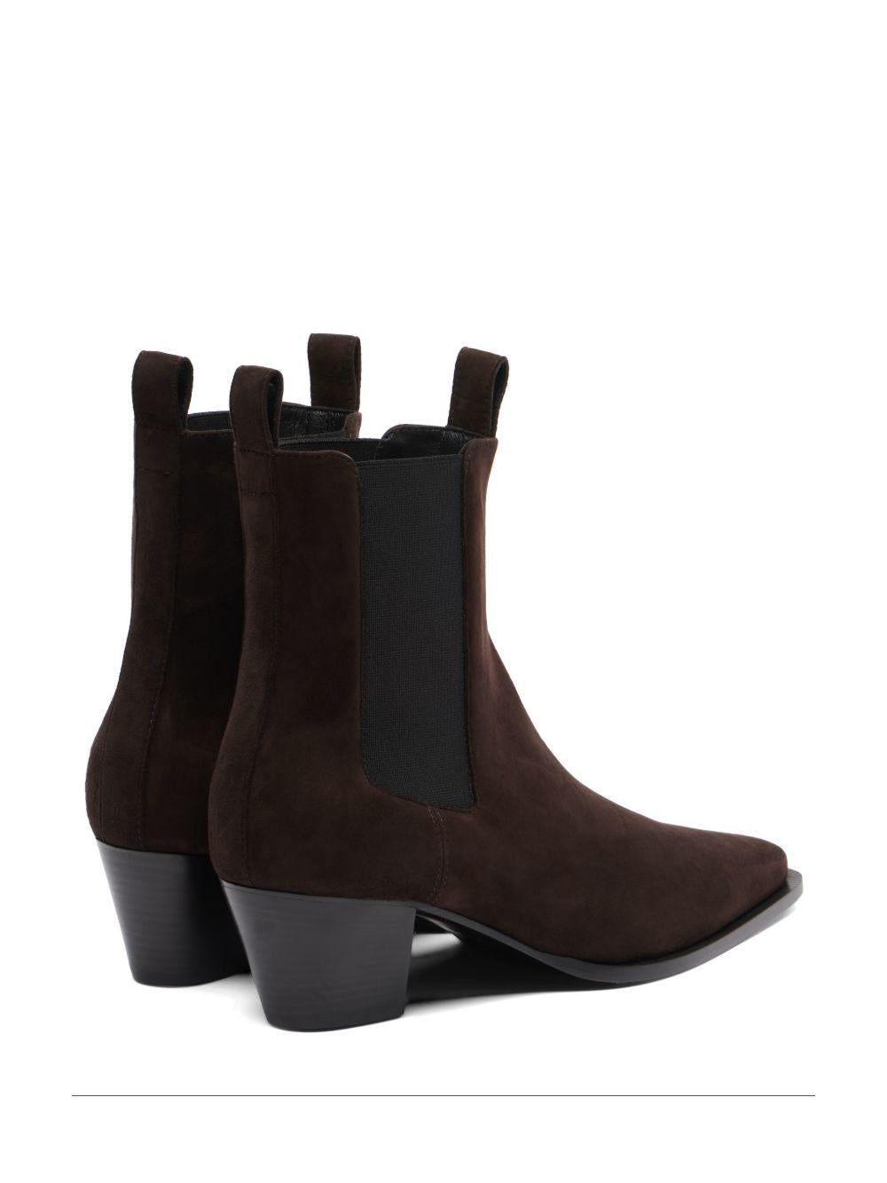 Stivaletti in suede in marrone Toteme - donna 