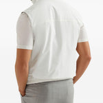Gilet reversibile in biancoBrunello cucinelli - uomo 