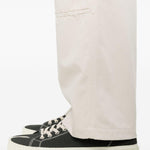 Pantaloni con cuciture a contrasto in avorio MM6 Maison Margiela - uomo 
