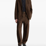 Jeans con cintura in marrone Lemaire - uomo 