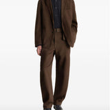 Jeans con cintura in marrone Lemaire - uomo 