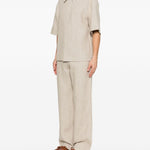 Camicia a maniche corte dao in beige Sefr - uomo 