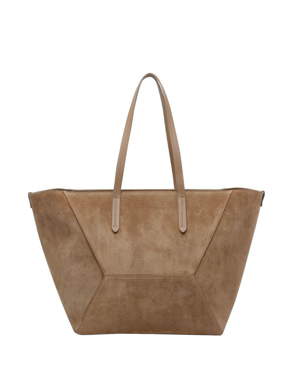 Borsa tote BC Duo in marrone Brunello cucinelli - donna 