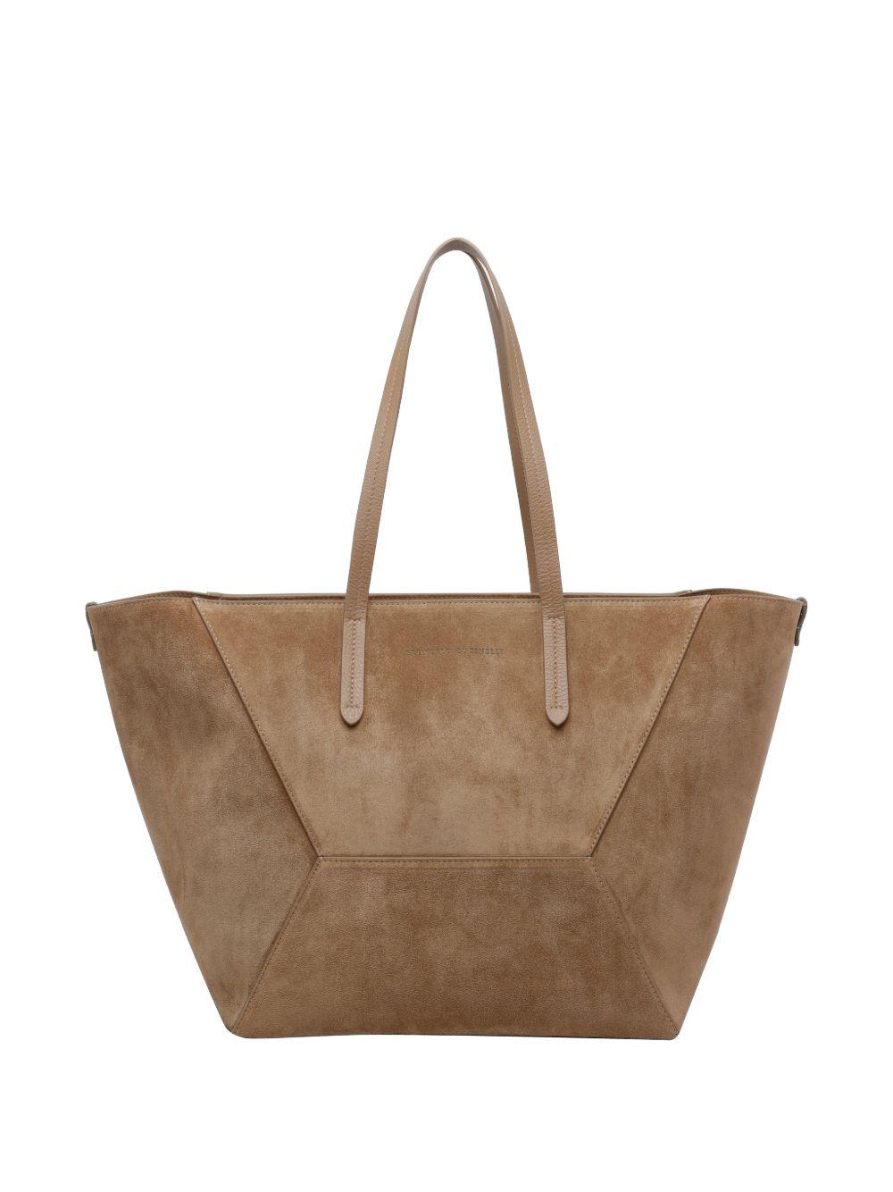 Borsa tote BC Duo in marrone Brunello cucinelli - donna 