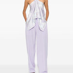Pantaloni plissé in lilla Wardrobe.Nyc - donna 