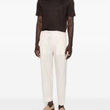 Pantaloni affusolati con pieghe in beige Briglia 1949 - uomo 
