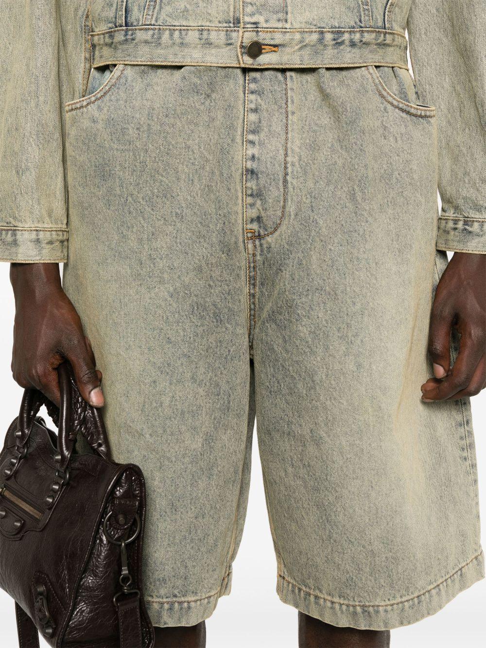 Shorts in denim spar in blu Entire studios - unisex 