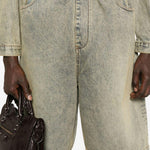 Shorts in denim spar in blu Entire studios - unisex 