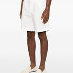 Shorts a pieghe con fibbia in bianco Briglia 1949 - uomo 