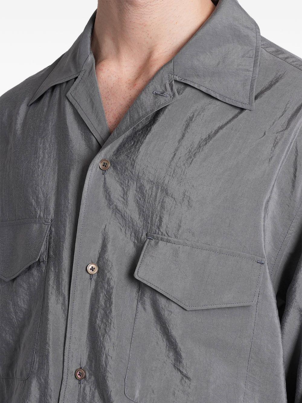 Camicia con tasche in grigio Lemaire - uomo 
