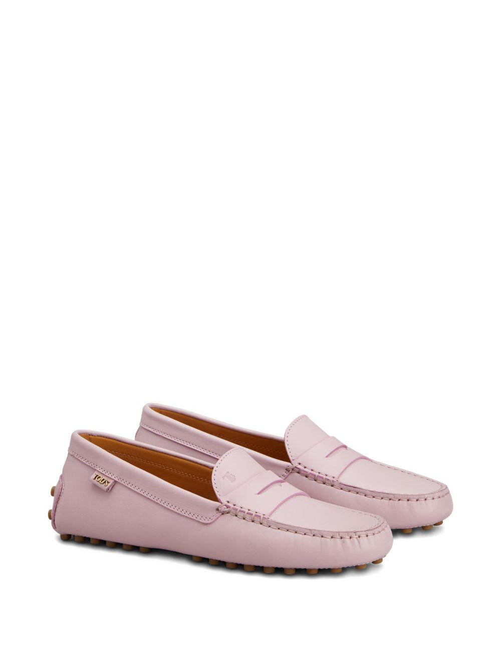 Mocassini in pelle in rosa Tod's - donna 