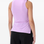 Top asimmetrico in lilla Coperni - donna 