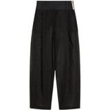 Pantaloni ferito in nero Max Mara Sportmax- donna 