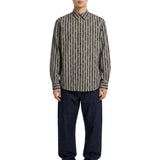 Camicia in cotone stampata multicolor 