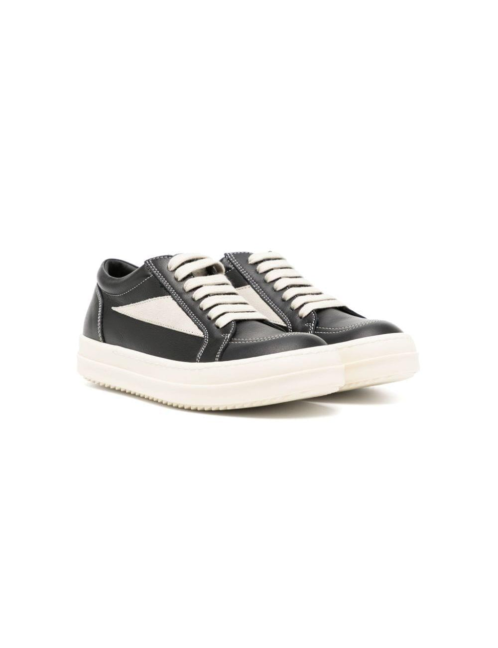 Sneakers bicolore in nero - bambino 