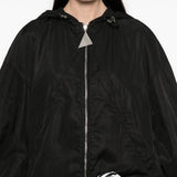 Bomber con cappuccio in nero The attico - donna 