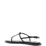 Sandali a t e punta quadrata in nero Toteme - donna 