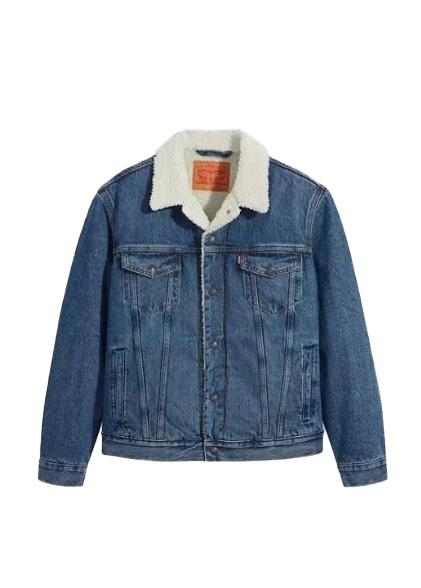 Giacca denim sherpa type iii in blu Levi's - uomo 