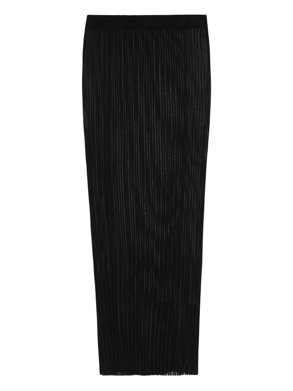 Gonna in maglia trasparente album in nero Maxmara - donna 
