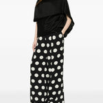 Pantaloni a pois in nero Junya watanabe - donna 