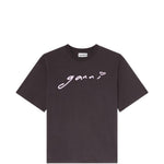 T-shirt Signature in grigio Ganni - donna 