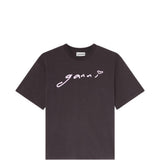 T-shirt Signature in grigio Ganni - donna 