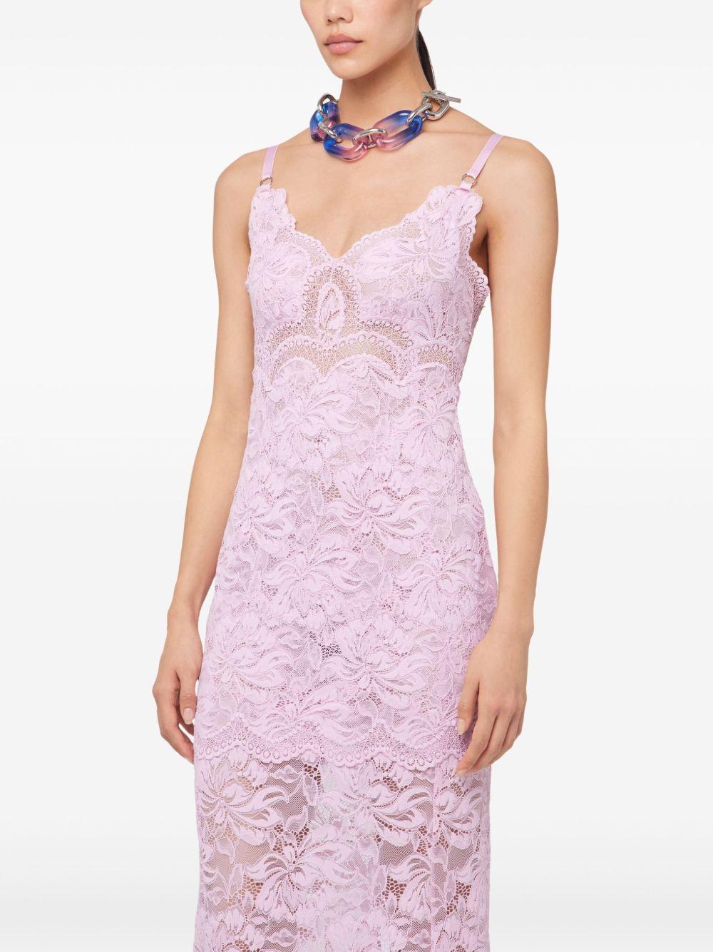 Abito in pizzo in rosa Rabanne - donna 