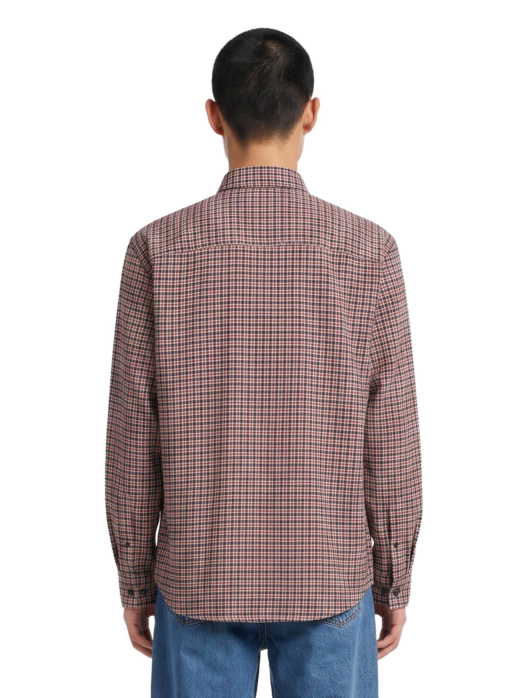 Camicia in cotone check multicolor 