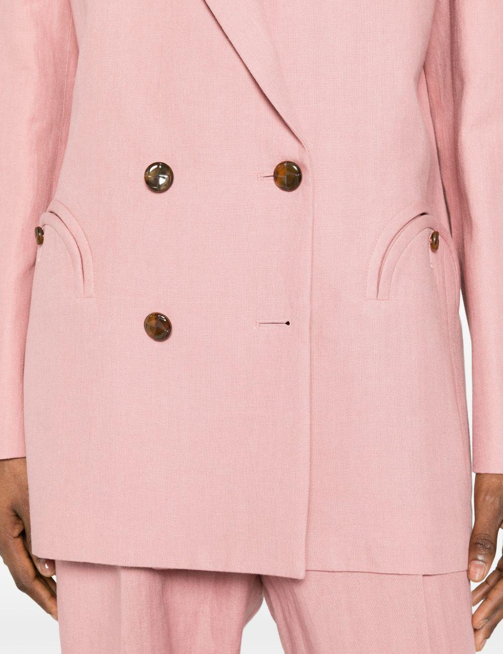 Blazer doppiopetto in rosa Blazé milano - donna 