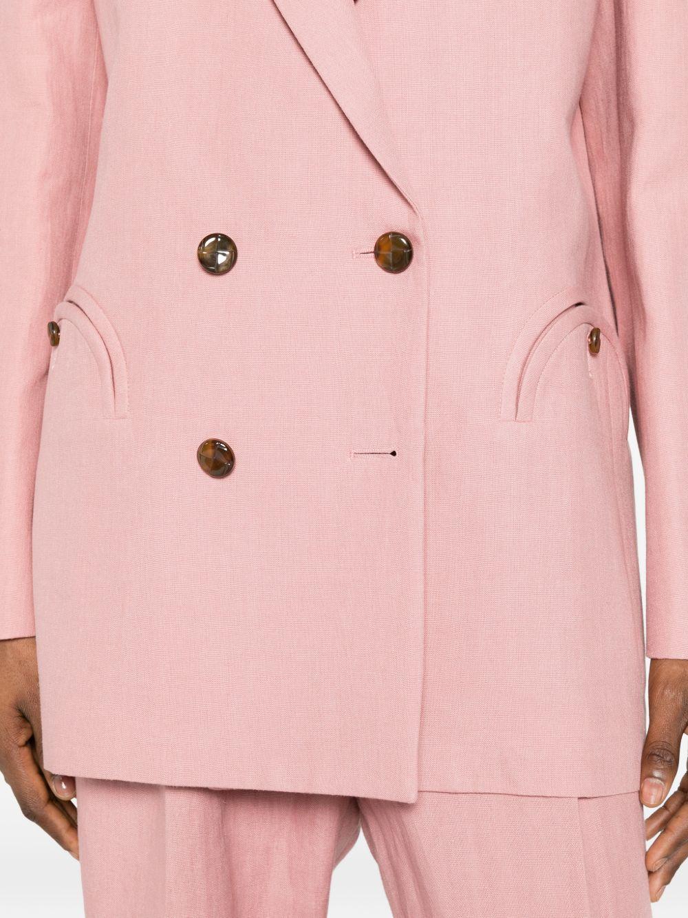 Blazer doppiopetto in rosa Blazé milano - donna 