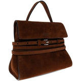 Borsa a mano piccola Tie Me in marrone Moschino - donna 