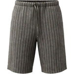 Pantaloncini a righe con coulisse in grigio Dries van noten - uomo 