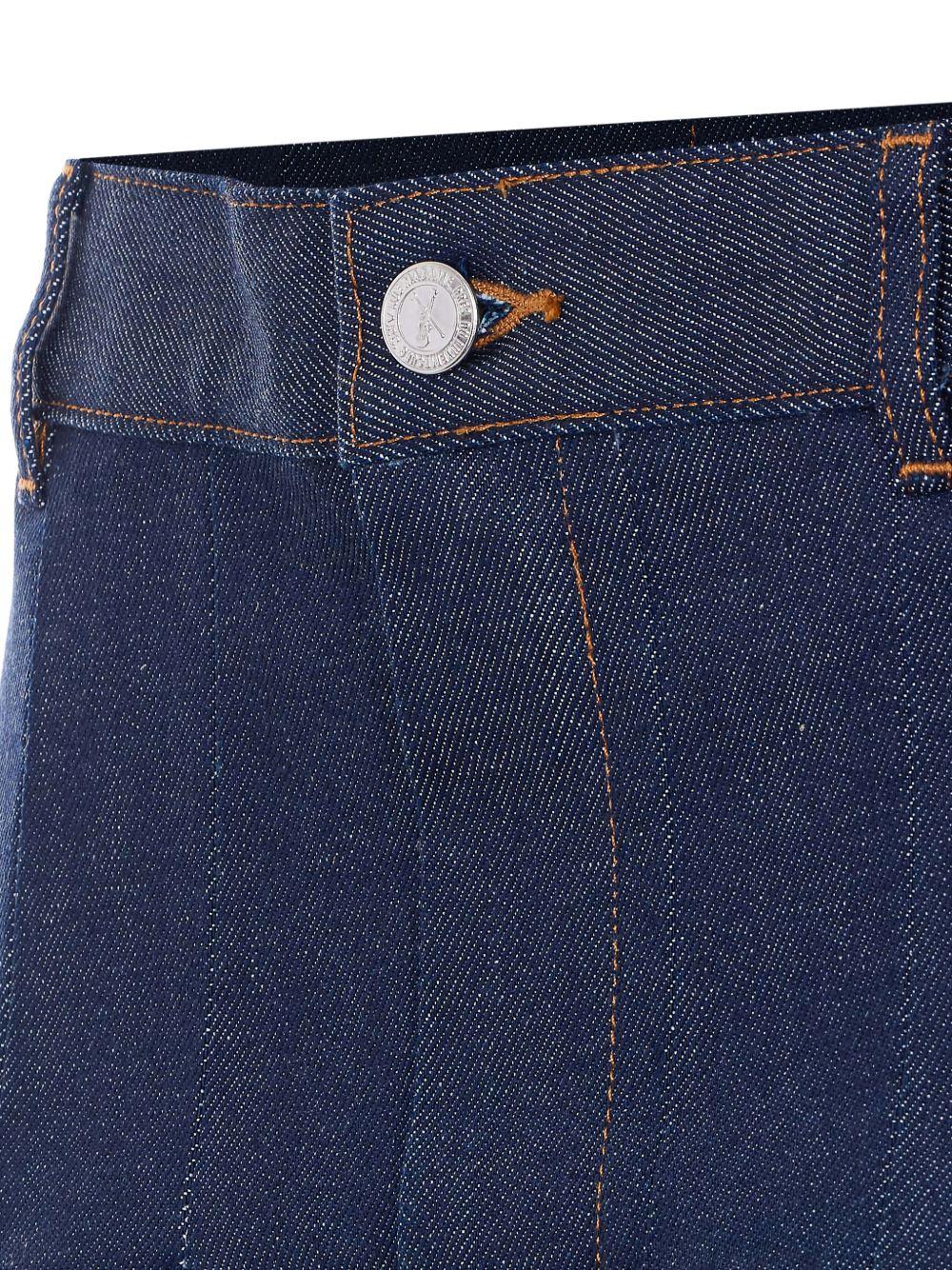 Minigonna con pieghe in blu A.P.C. - donna 