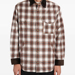 Giacca-camicia a quadri in beige in beige Junya watanabe - uomo 