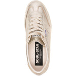 Sneakers soul star effetto metallizzato in oro Golden goose - donna 