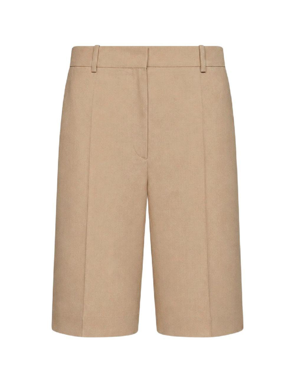 Shorts sartoriale in beige toteme - donna 