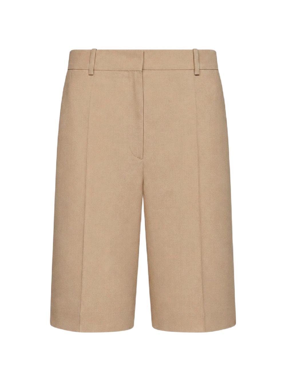 Shorts sartoriale in beige toteme - donna 
