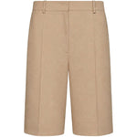 Shorts sartoriale in beige toteme - donna 