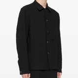 Camicia testurizzata  in nero Barena venezia - uomo 