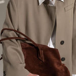 Borsa la passeggiata medium in marrone The Attico - donna 