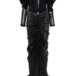 Abito maxi con spalle scoperte in blu Alex perry - donna 