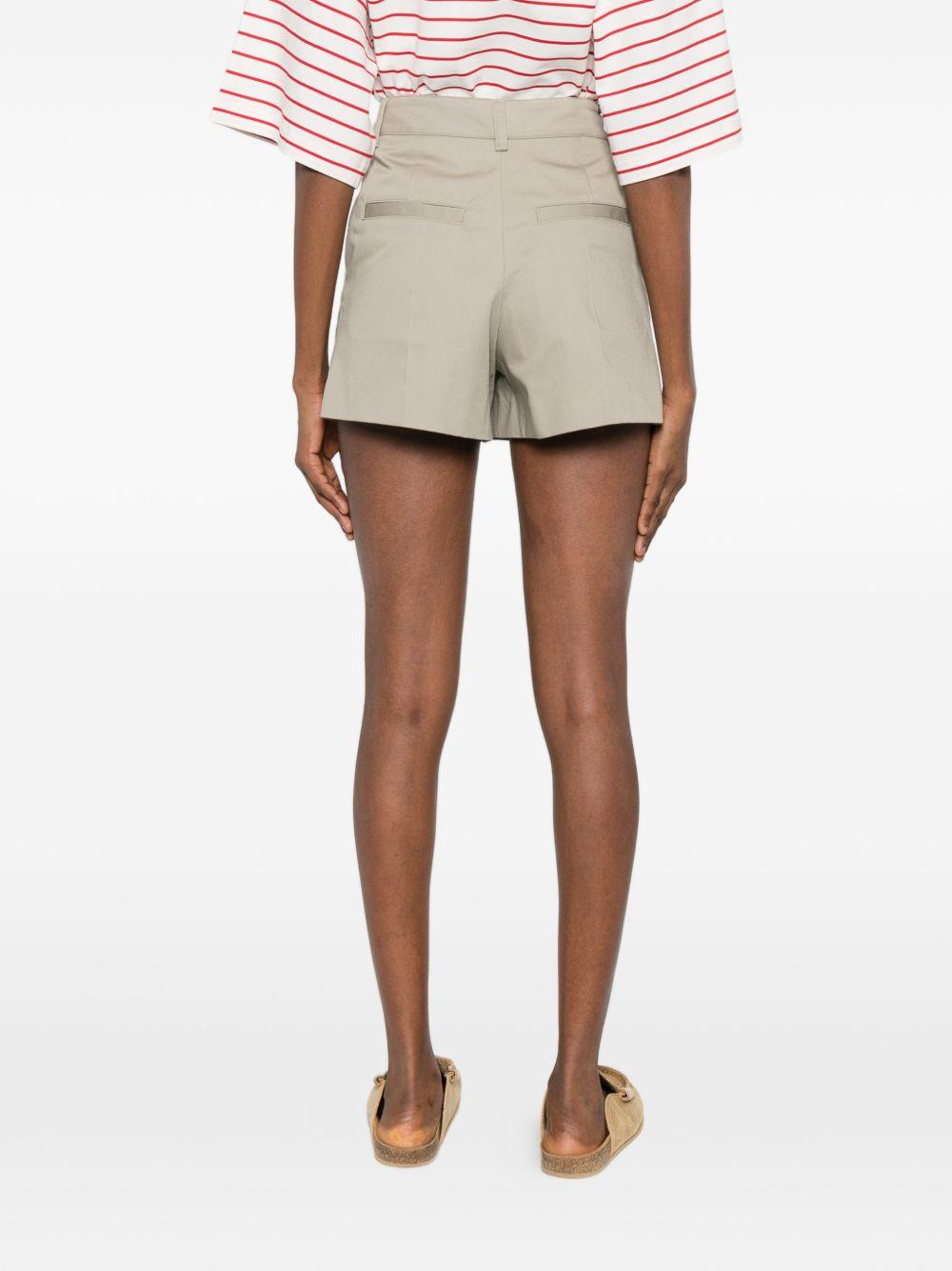 Pantaloncini con cuciture in verde A.P.C. - donna 