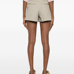 Pantaloncini con cuciture in verde A.P.C. - donna 
