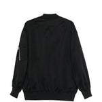 Giacca bomber con scollo a v e zip in nero Comme des garcons homme - uomo 