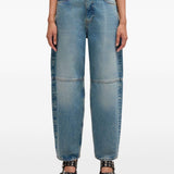 Jeans a pannelli in blu Ganni - donna 