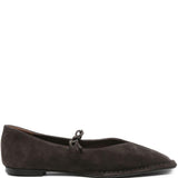 Ballerine Rosalind pelle in marrone 