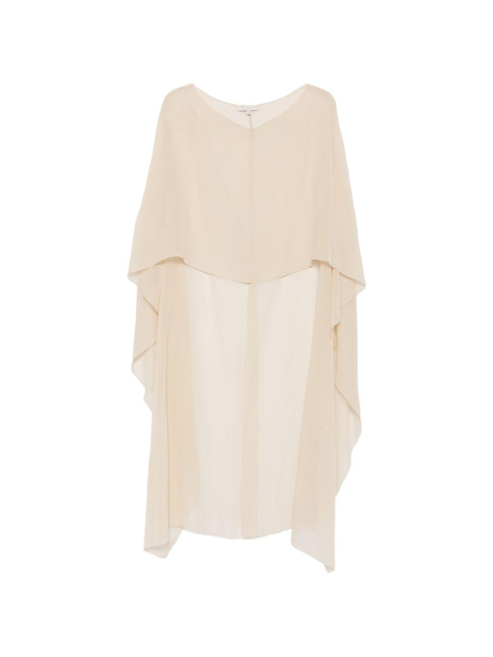 Top asimmetrico in avorio Antonelli - donna 