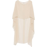 Top asimmetrico in avorio Antonelli - donna 