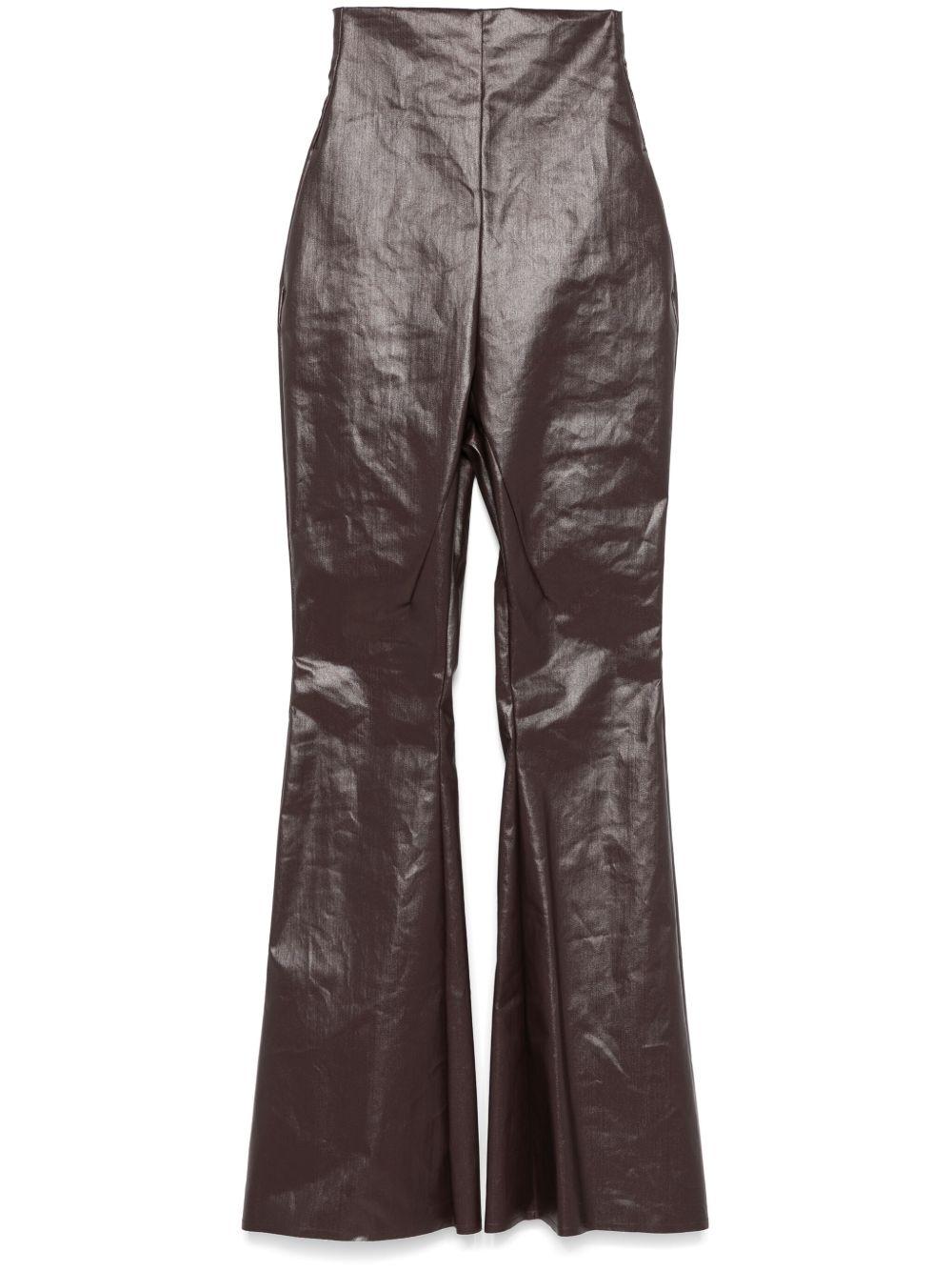Pantaloni Dirt Bolan in marrone Rick Owens - donna 